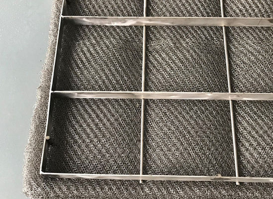 304/316 Ss Wire Knitmesh Demister Defoamer Tower Interior