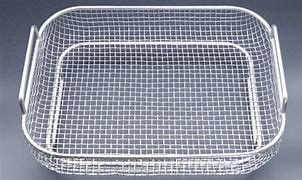Kitchen Cooking Stainless Steel Wire Mesh Basket 0.5mm Dia 304 / 316 Tasteless