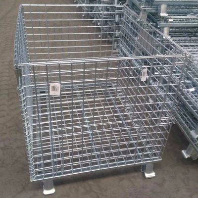 Ultra Large Capacity Mesh Storage Cage Strong Bearing Capacity Stainless Steel 304