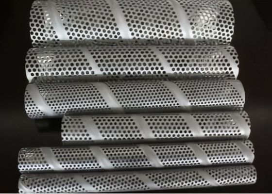 Recyclable Perforated Stainless Steel Pipe 304 Round