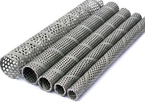 1-5mm Hole Size Perforated Round Steel Tubing 304 Stainless Flange Corrosion Resistance