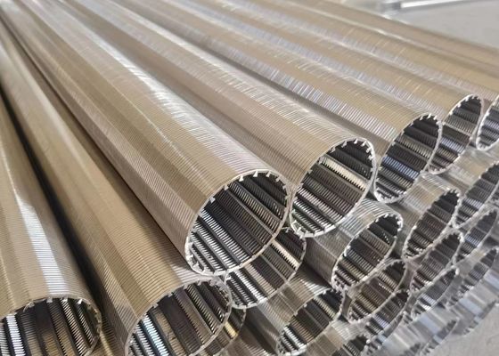 High Strength High Filtration AccuracyVee Wire Filter Screen Stainless Steel Custom