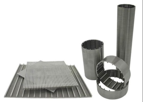 High Strength High Filtration AccuracyVee Wire Filter Screen Stainless Steel Custom