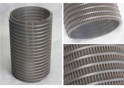 High Strength High Filtration AccuracyVee Wire Filter Screen Stainless Steel Custom